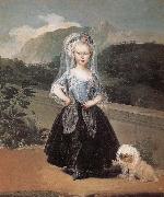Francisco Goya Maria Teresa de Borbon y Vallabriga France oil painting artist